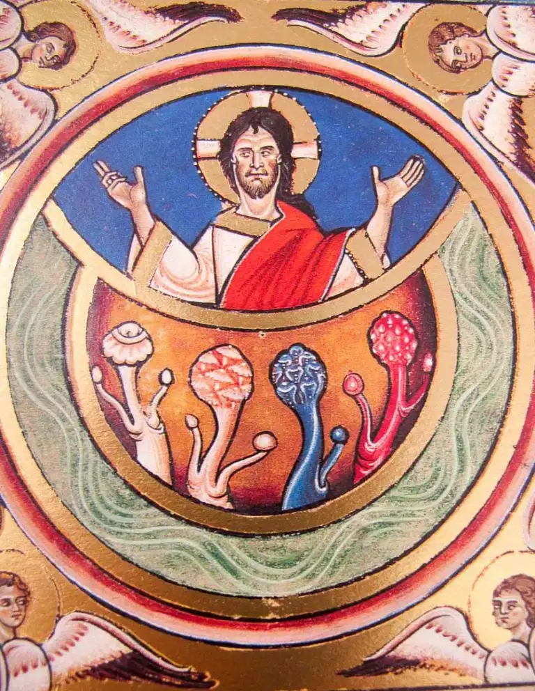 Séparation de la terre et des eaux, psautier anglo-catalan